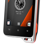 Xperia active_Front40V_BlackOrange_SCR2
