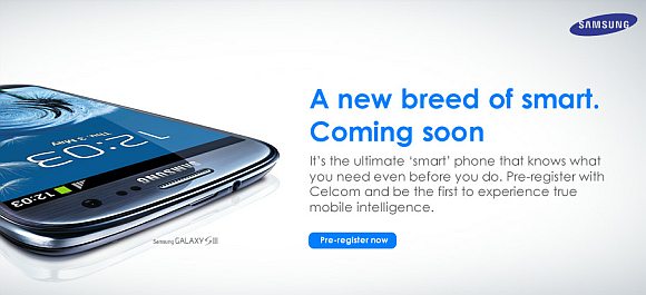 Samsung Galaxy S III Malaysia Celcom