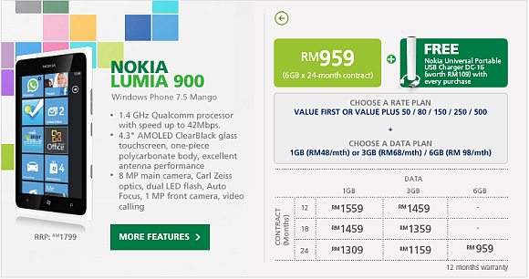 Nokia Lumia 900 Malaysia