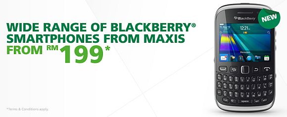 Maxis BlackBerry Curve 9320