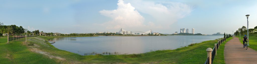 Cyberjaya lake gardens panorama
