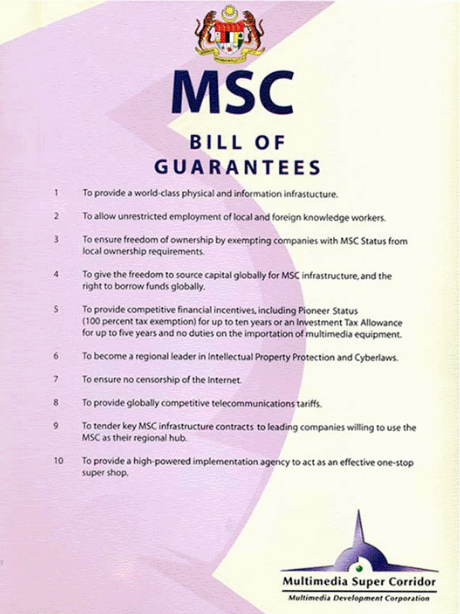 MSC Bill of Guarantees