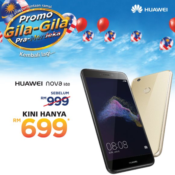 Huawei Nova Lite Malaysia