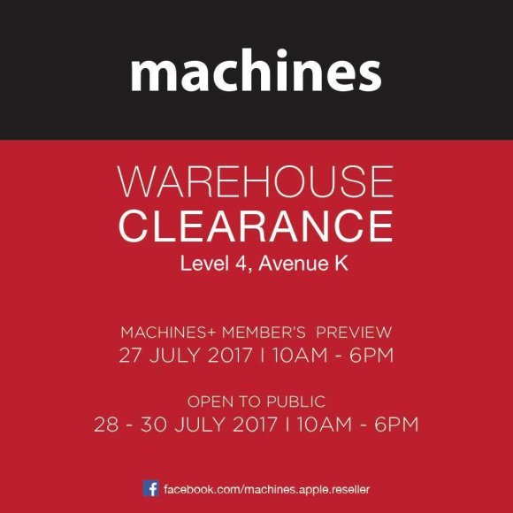 170725 machines wearhouse clearance 2017 avenue kl malaysia