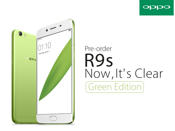 OPPO Malaysia R9s Green Edition