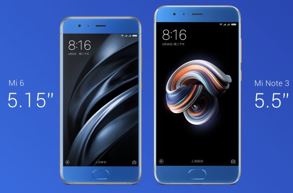 Xiaomi Mi Note 3 vs Mi 6