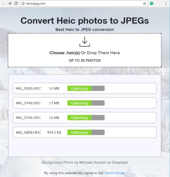 How to convert iOS 11's HEIC photo format to JPG?