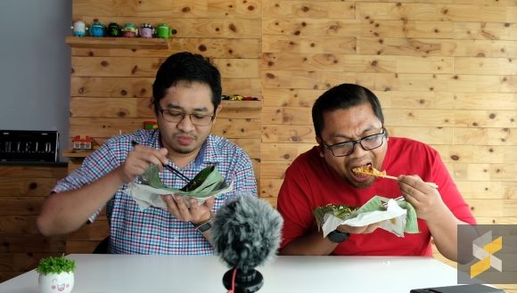 Nasi Lemak with Chopsticks