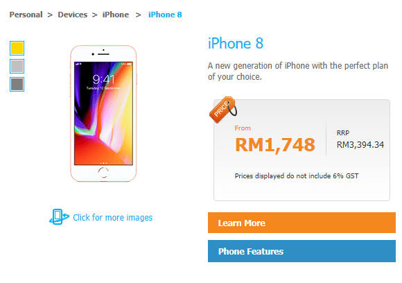 Celcom iPhone 8 Malaysia