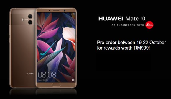 Huawei Mate 10 Maxis Pre-order
