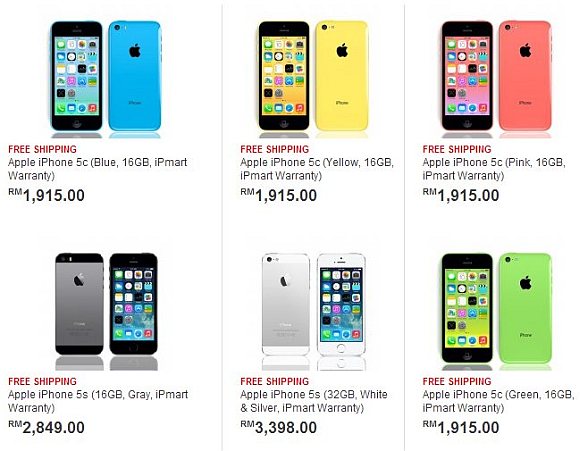 Buy iPhone 5C & iPhone 5S early in Malaysia ahead of ...
