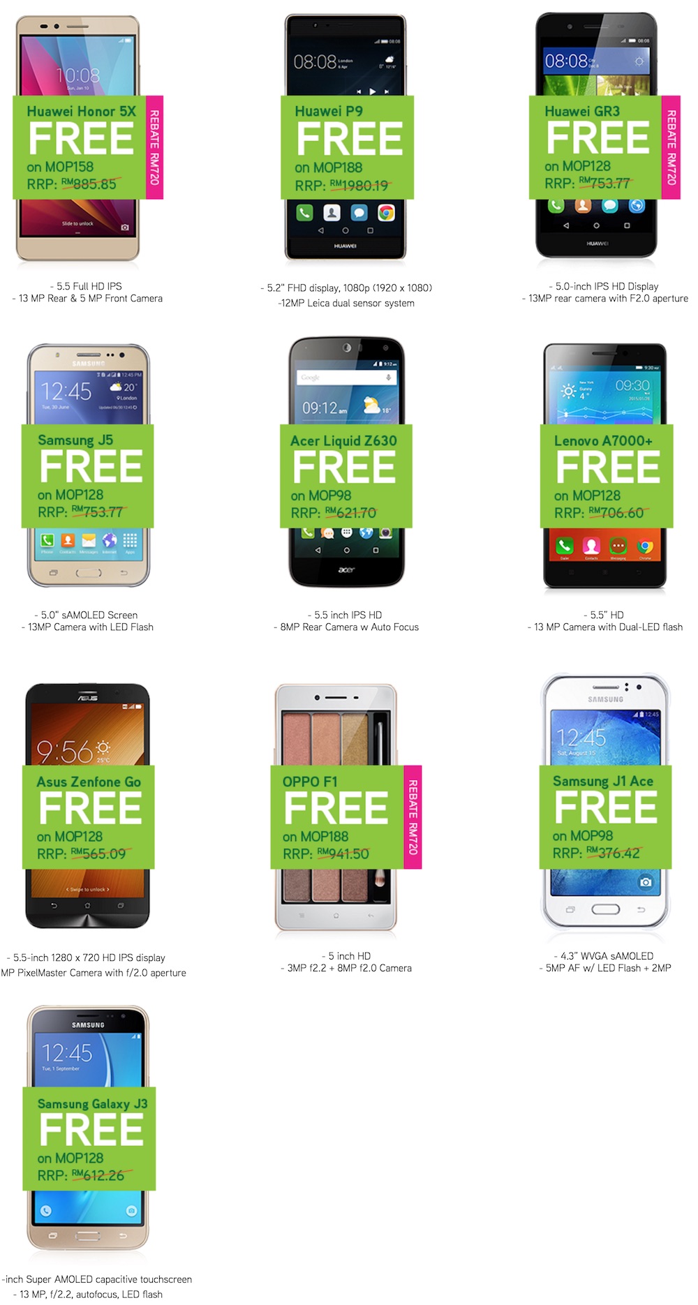 maxis business plan free phone