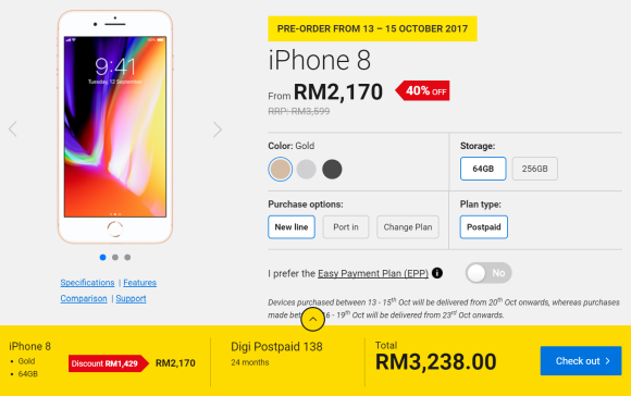 Digi Iphone 8 Plus Plan 2020 Baru 2020