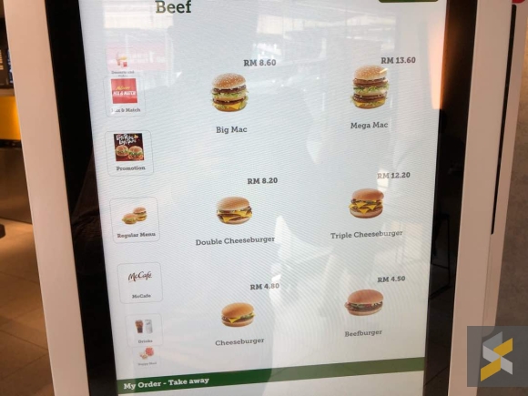 McDonalds rolls out self service kiosks in Malaysia