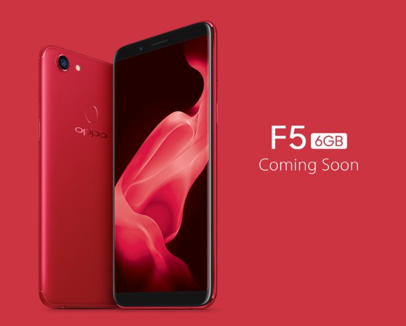 OPPO F5 6GB in Red will be available for pre-order in 