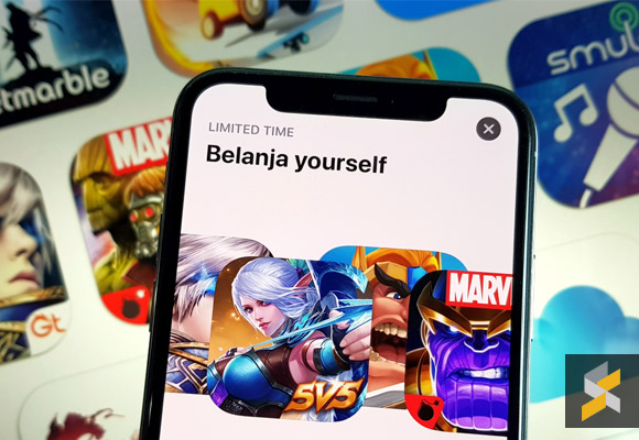Belanja Yourself Apple in-app game promo