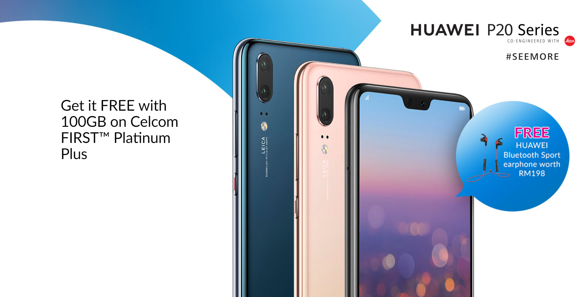 Celcom is offering the Huawei P20 for free on its FIRST ...