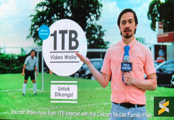 Celcom introduces a new Mobile Family Plan with 1TB of video streaming