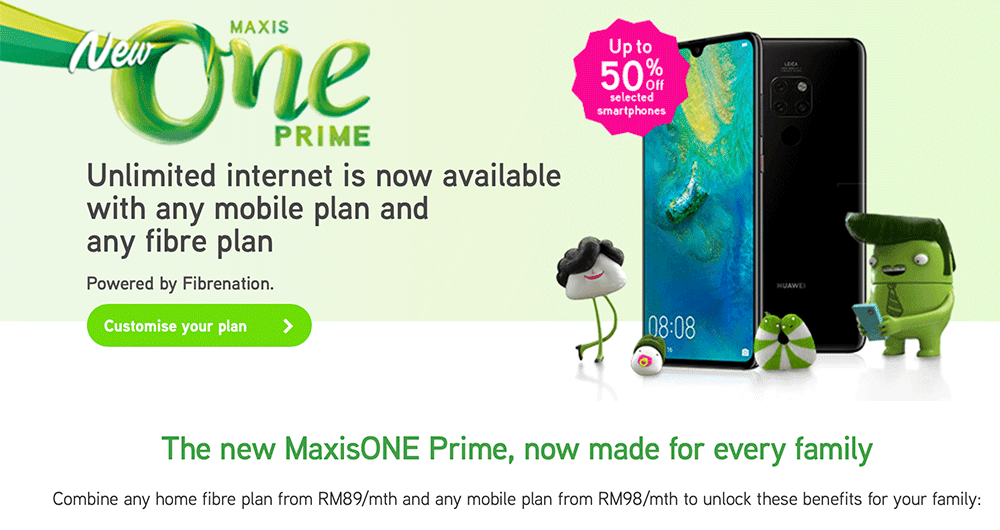 Maxis bundles fibre broadband with unlimited mobile ...