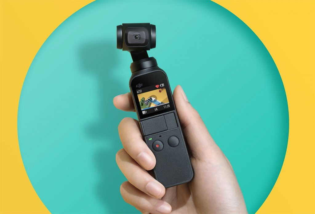 The OSMO Pocket is DJI's smallest stabilised handheld camera 