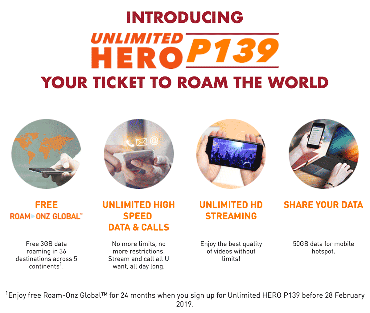 U Mobile P139 Postpaid Plan Comes With Free Data Roaming In 36