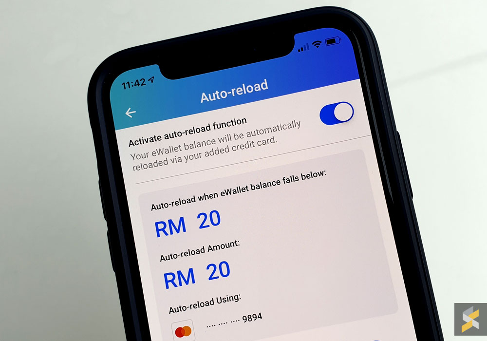 Touch 'n go e-wallet auto reload
