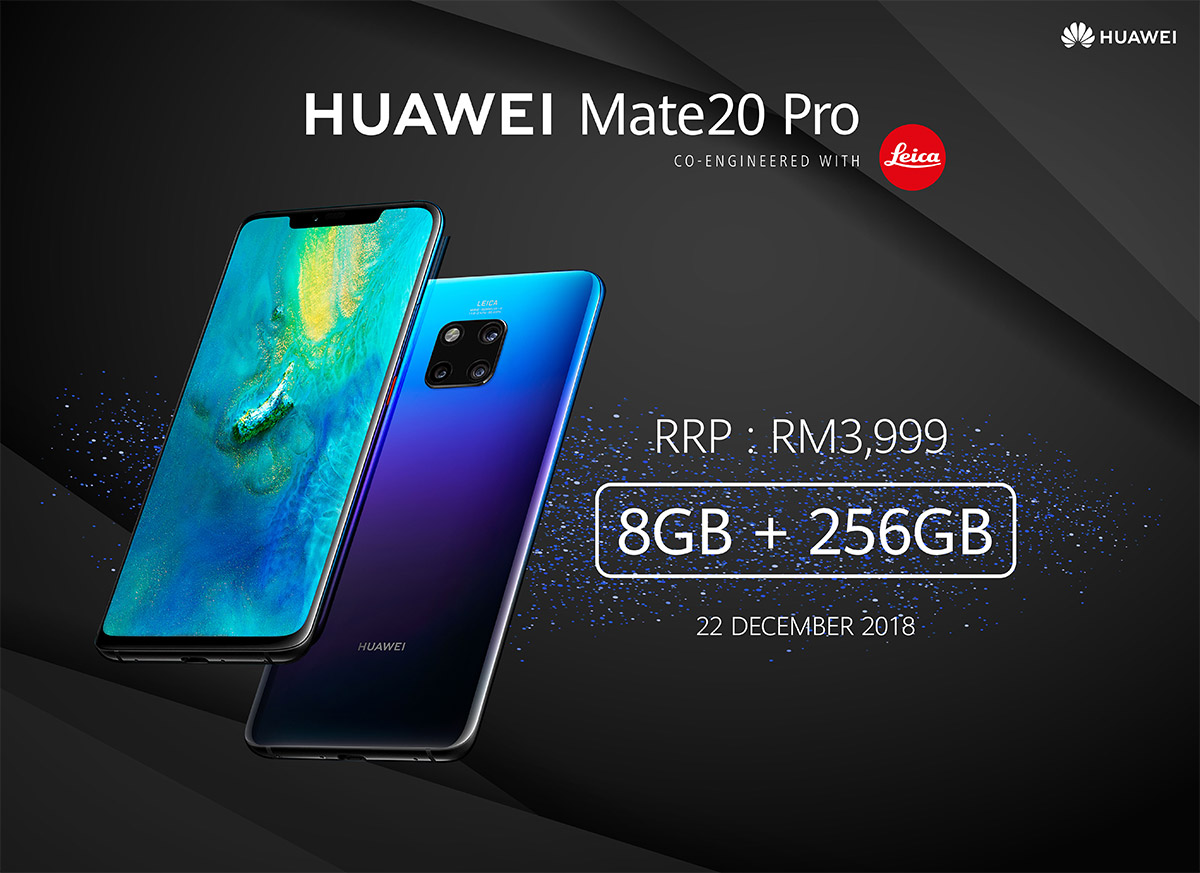 tramo dieta En general Huawei Mate 20 Pro with 256GB storage goes on sale this weekend for under  RM4,000 - SoyaCincau