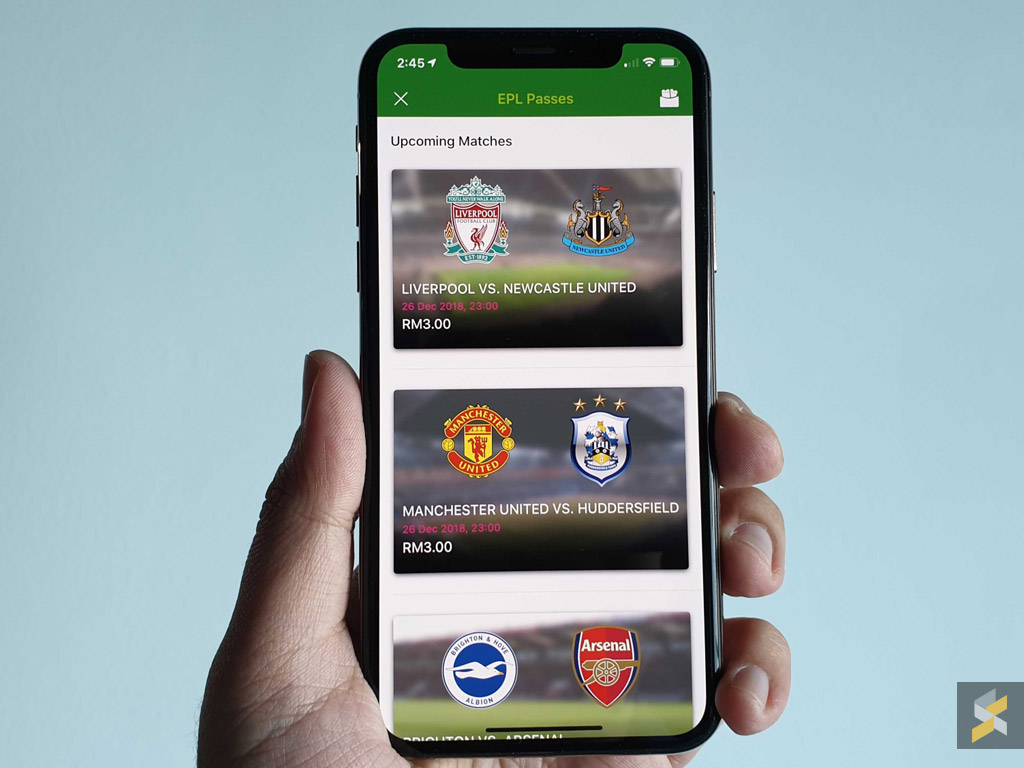 Maxis offers EPL Match pass with free data for RM3 per match
