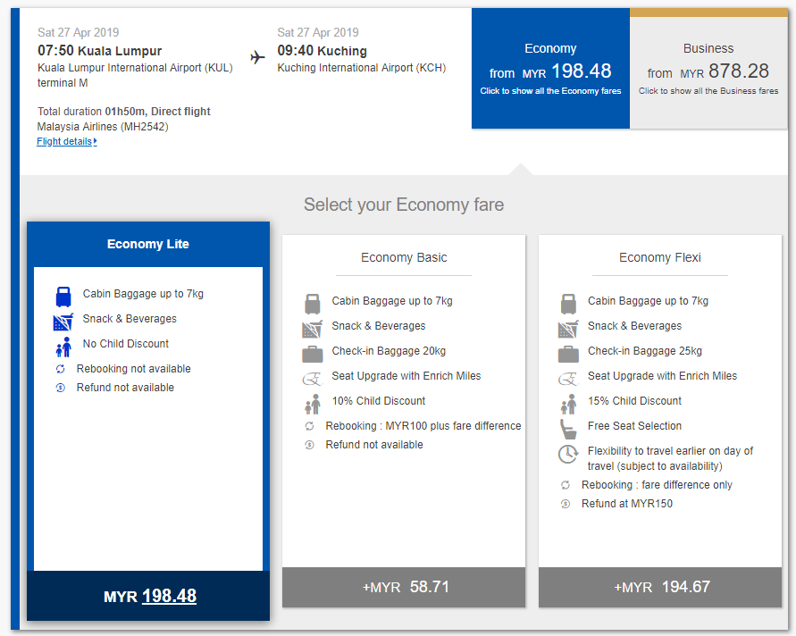 Malaysia Airlines no longer offers free baggage allowance ...