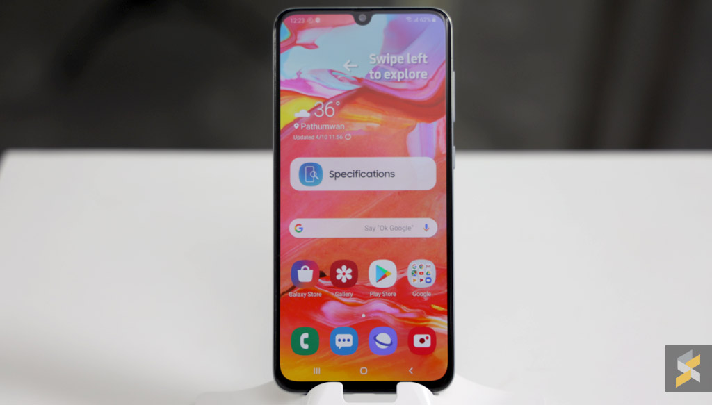 samsung galaxy a70 is now available in