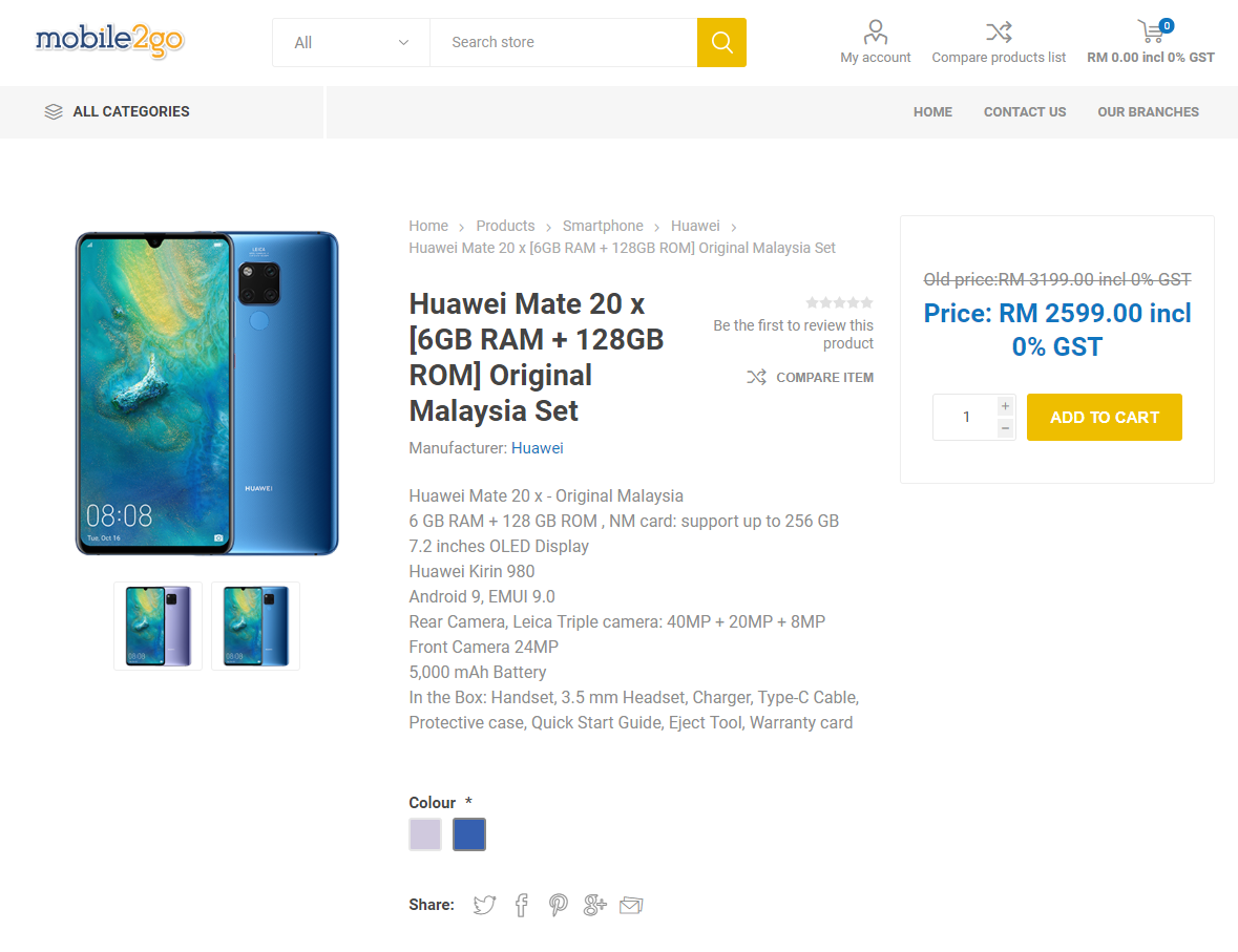 Huawei Mate 20 X Now Going For Rm2 599 Soyacincau