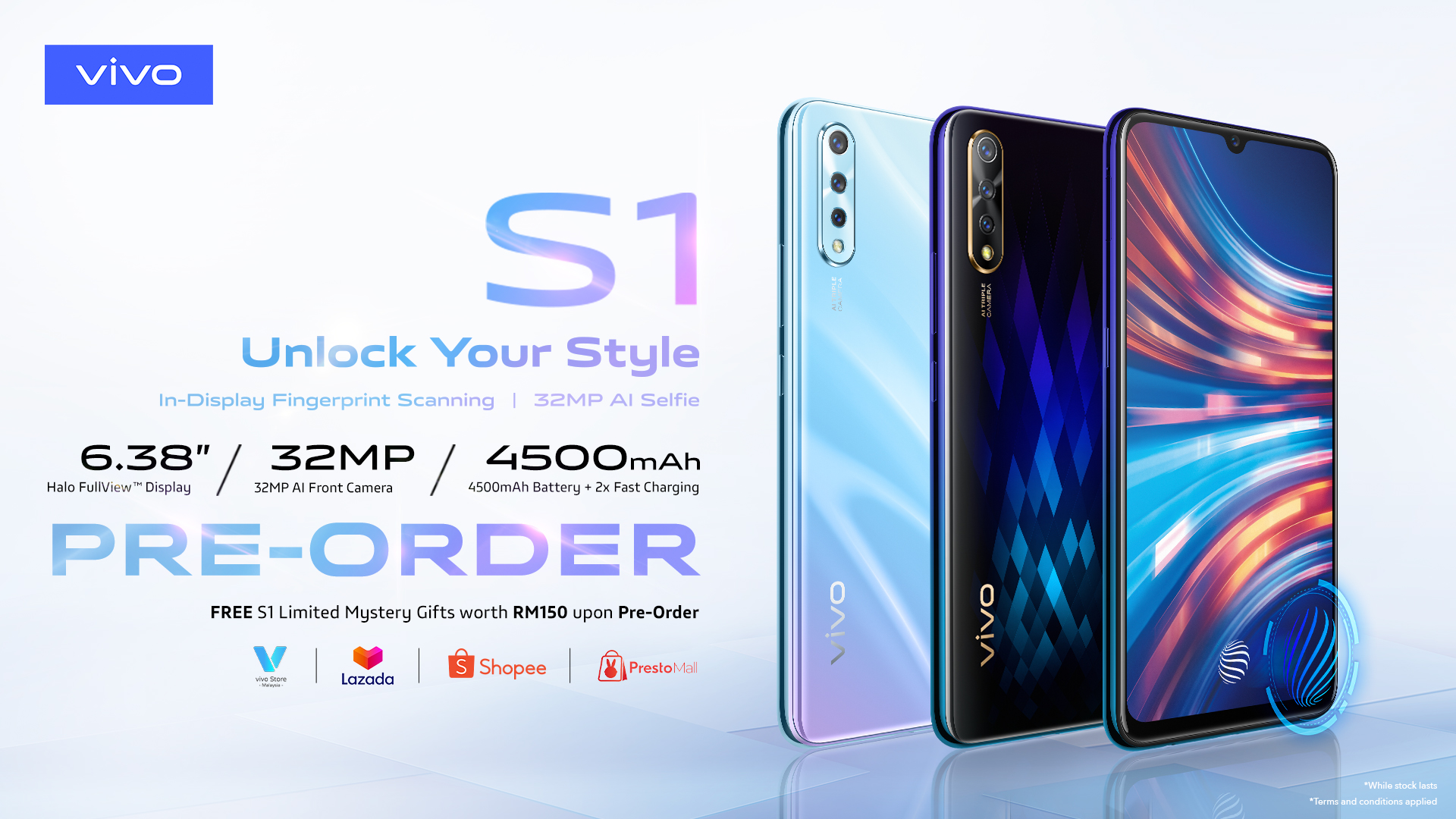 Update Vivo S1 Will Go On Sale In Malaysia On 27 July Pre Order