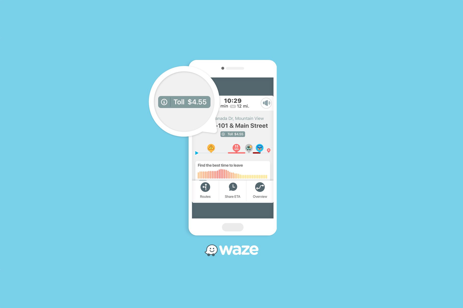 Waze can now show toll prices along your route