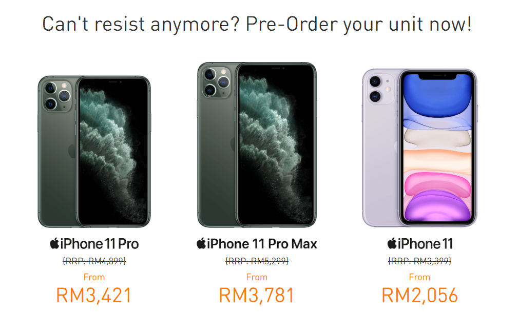 U Mobile offers the iPhone 11 from RM2,056 on Unlimited Hero Postpaid