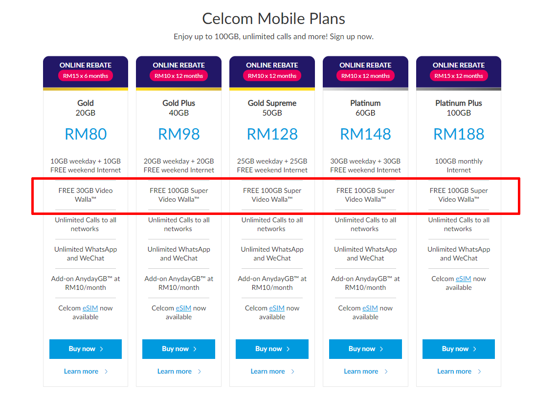 Celcom postpaid plan 2021