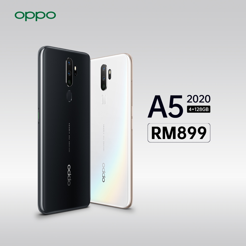 Oppo A5 2020 with 128GB stora   ge now available for under