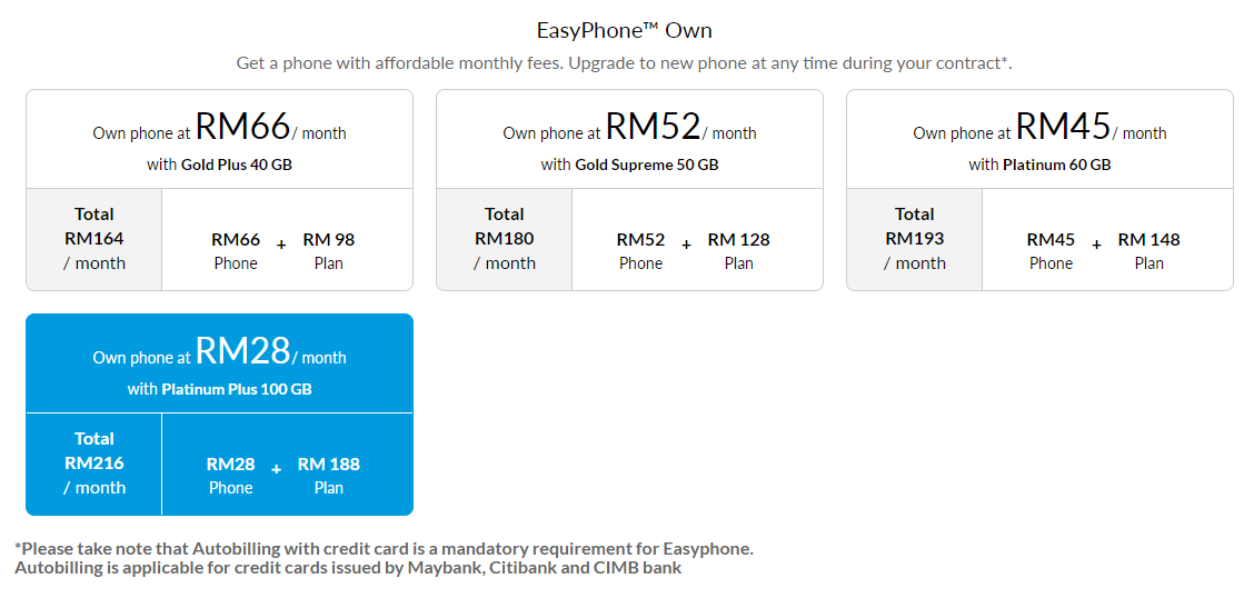 Celcom EasyPhone Own Huawei Mate 30