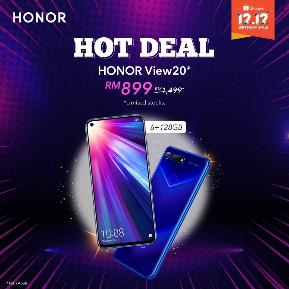 Honor View 20 Hot Deal