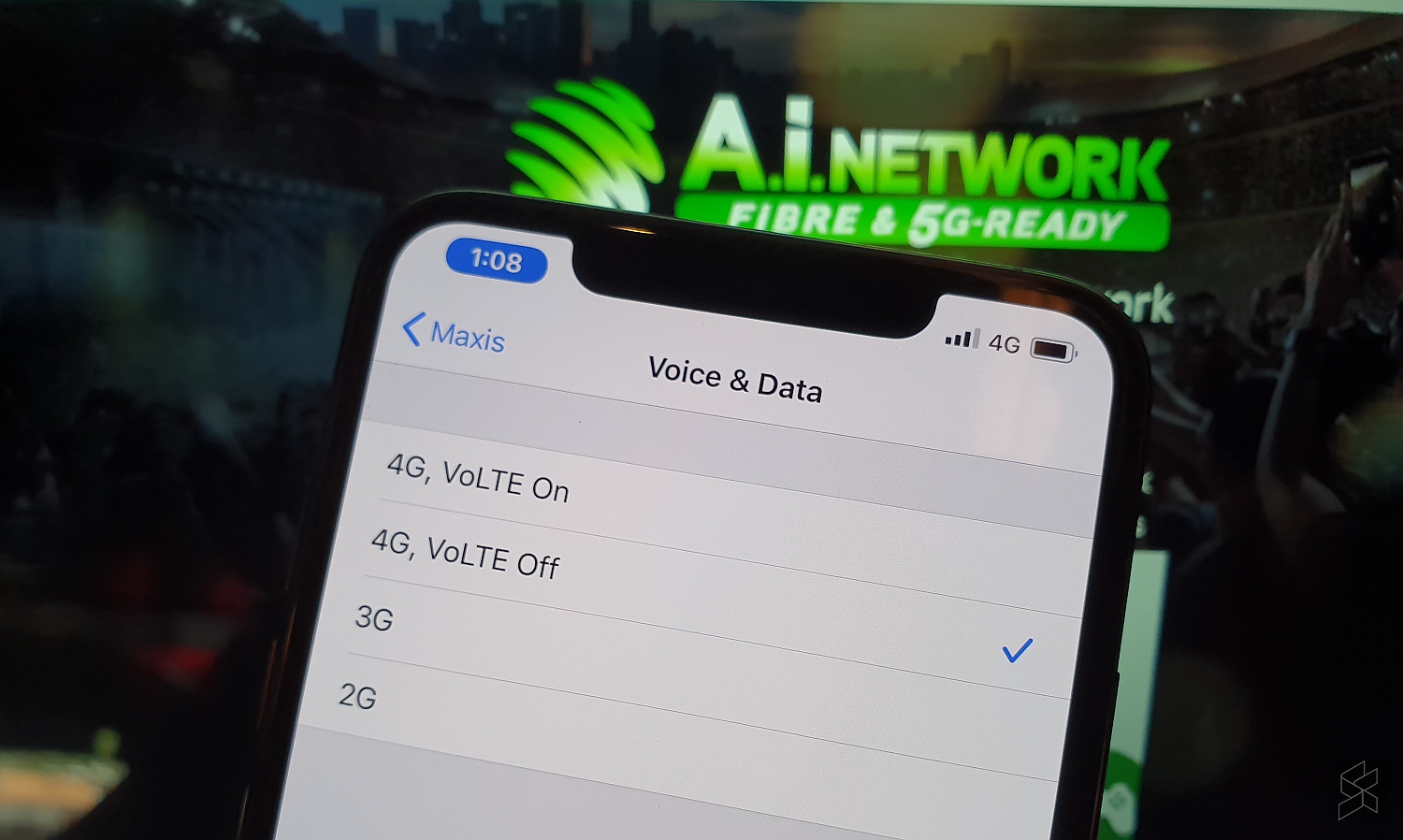 maxis volte 2020