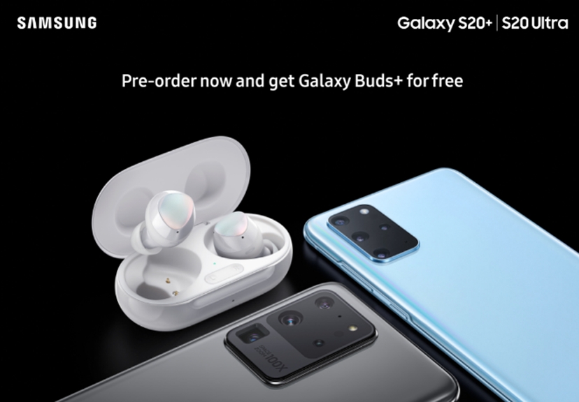 Samsung Galaxy Buds+ pre-order Galaxy S20 Ultra