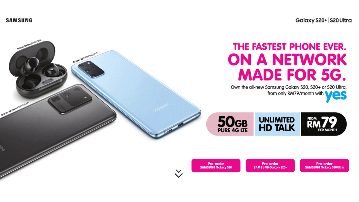 Pre-order the Samsung Galaxy S20 Ultra 5G for RM1,200 off ...