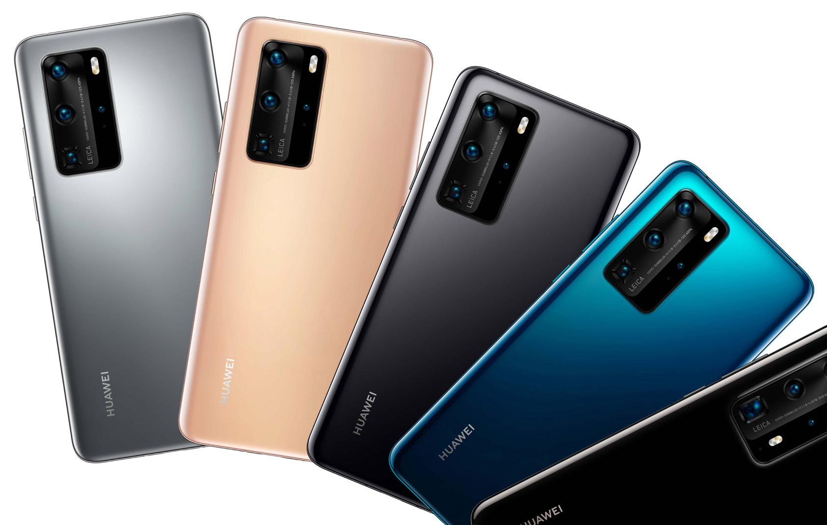 Here are the colour options for the Huawei P40, P40 Pro and P40 Pro "PE