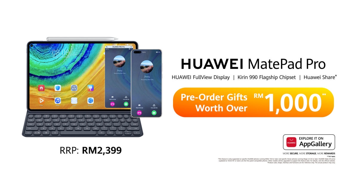 Huawei MatePad Pro Malaysia preorder