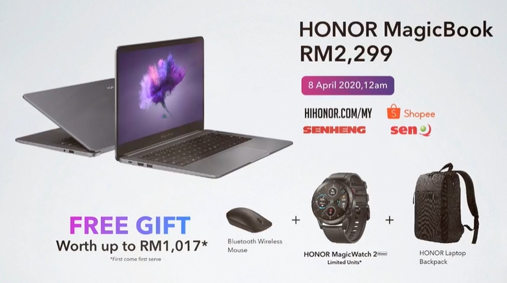 Honor MagicBook malaysia price