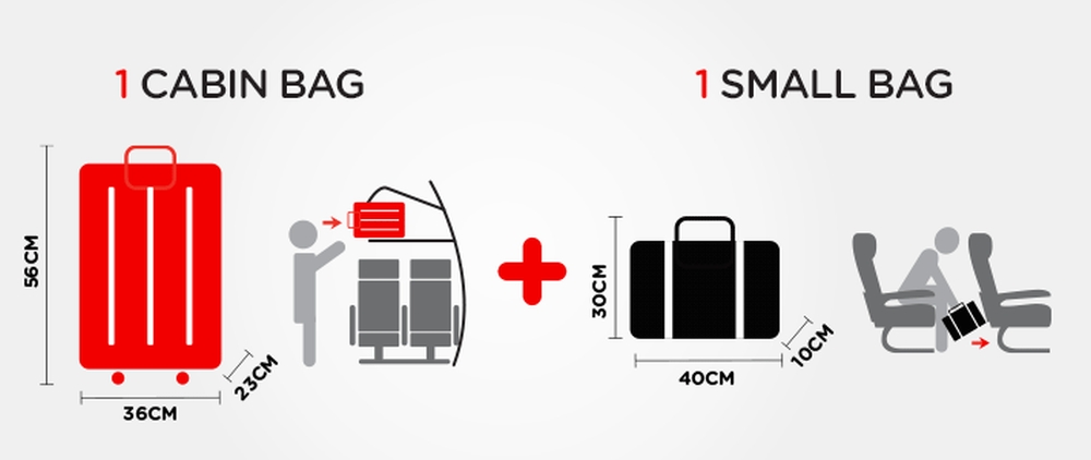 AirAsia: Hand-carry luggage must be stored under the seat to minimise contact