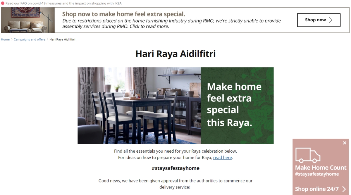 Ikea Malaysia receives approval to start contactless delivery service ...