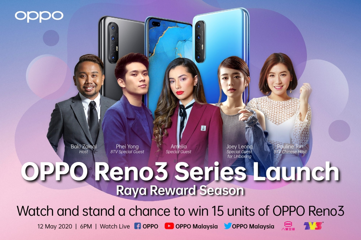 Oppo Reno 3 Pro Live stream malaysia launch