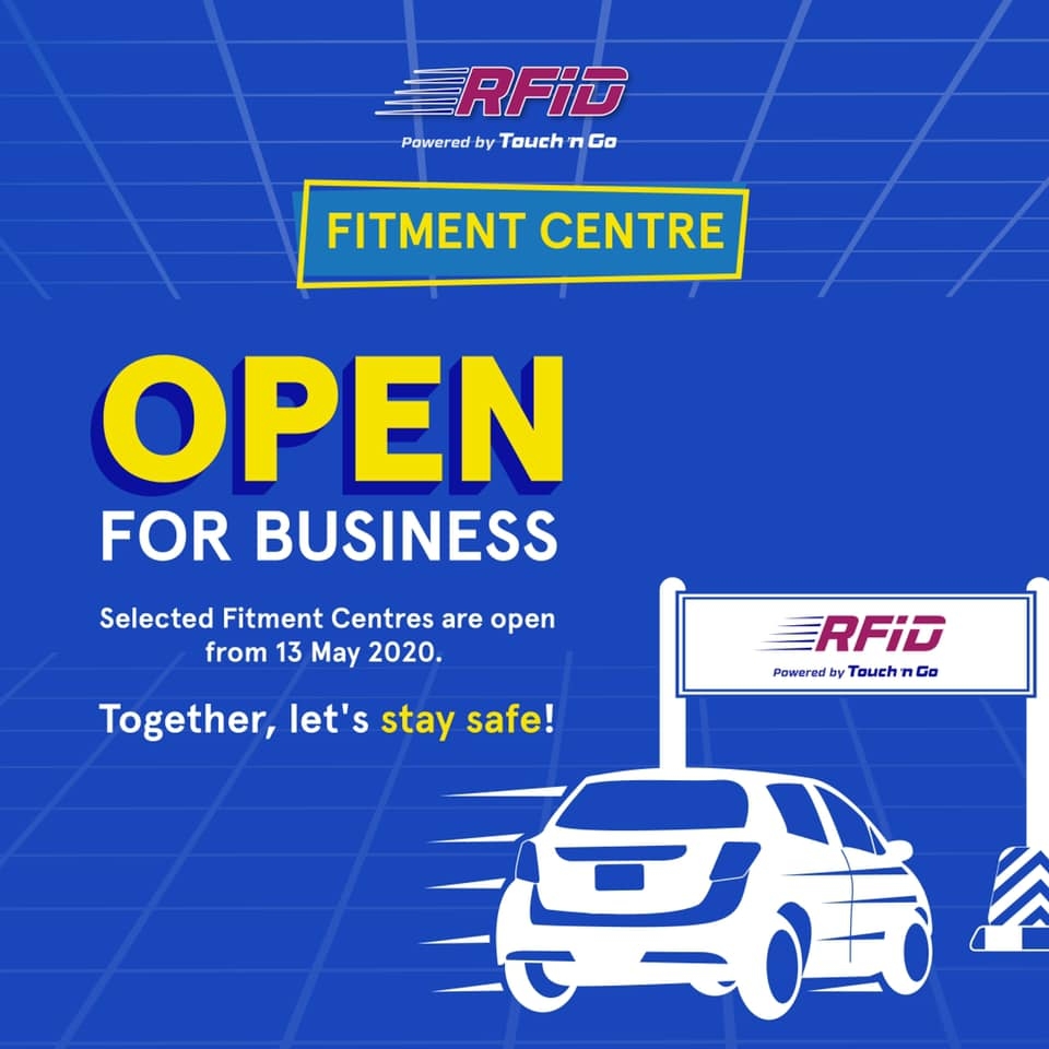 Fitment centre rfid CMCO: Selected