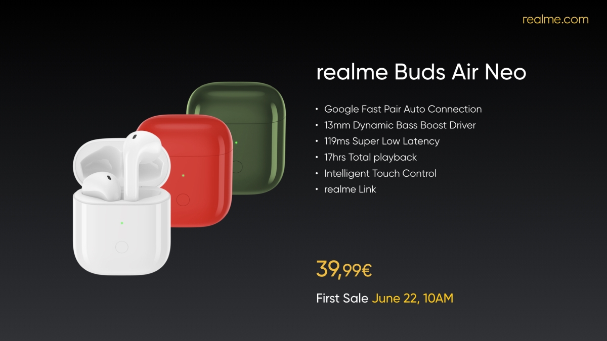 Realme Buds Air Neo Europe