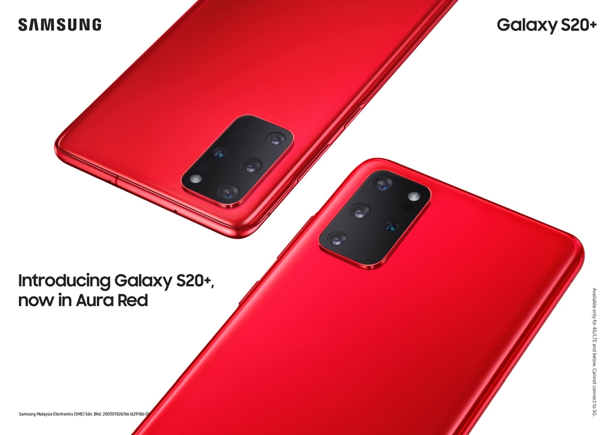 Samsung Galaxy S20+ Aura Red